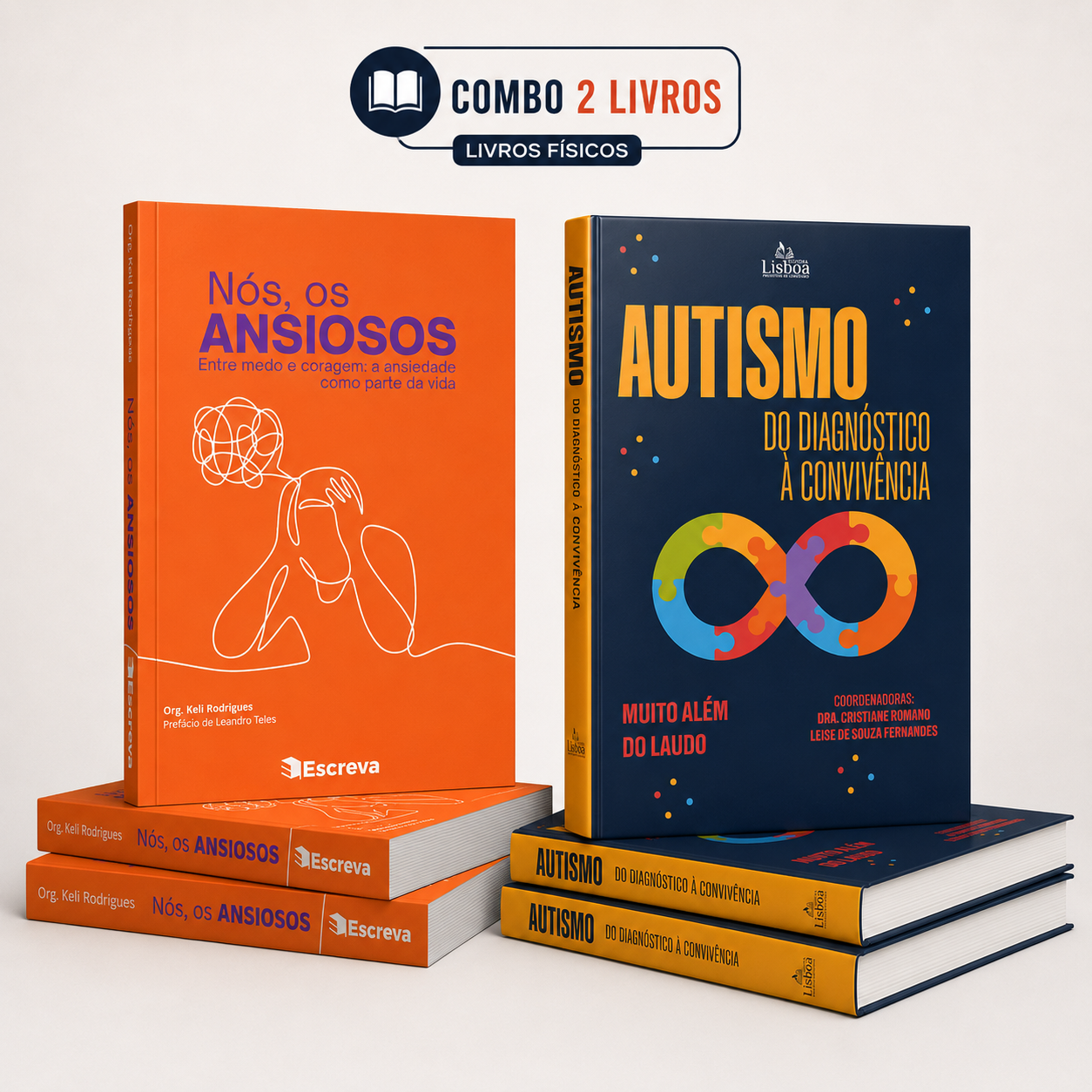 Combo Sallva 360: Nós, os Ansiosos e Autismo: do Diagnóstico à Convivência